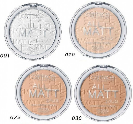 Пудра для лица «All Matt Plus Shine Control Powder», оттенок № 010 Бежевый