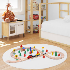 Трек с паровозом и фигурками - Фото 3