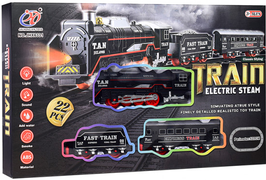 Железная дорога «Train electric steam»