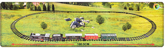 Железная дорога «Train electric steam»