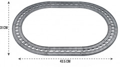 Железная дорога с транспортом - Фото 1