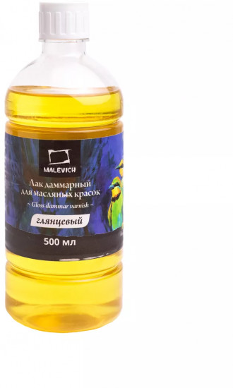 Лак даммарный глянцевый для масла