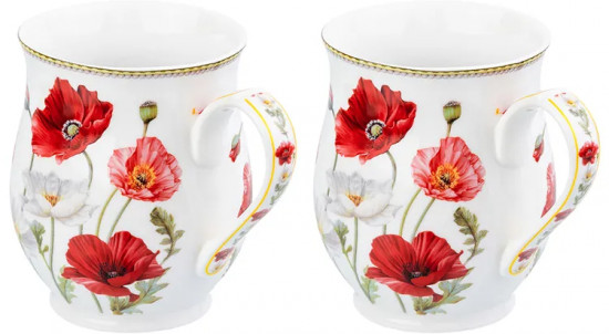 Набор кружек «Маки»