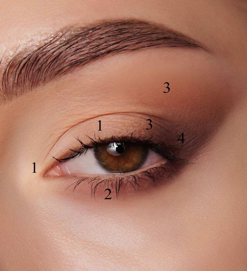 Тени прессованные «Glam Look», оттенок 01