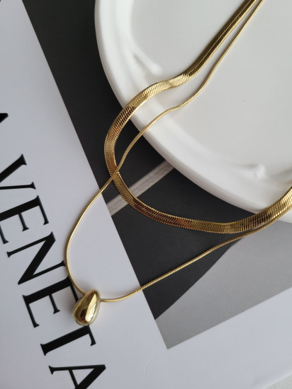 Колье двойное женское