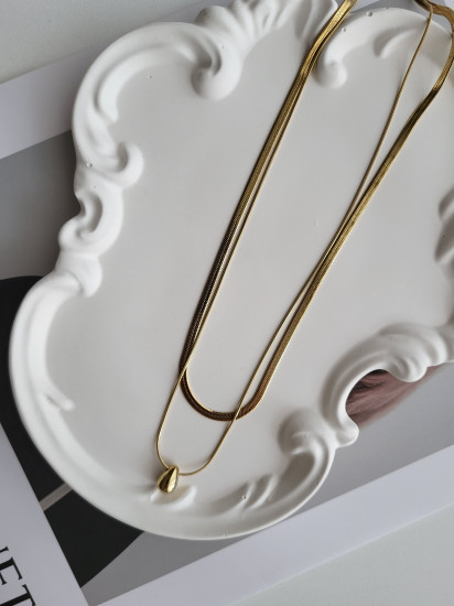 Колье двойное женское