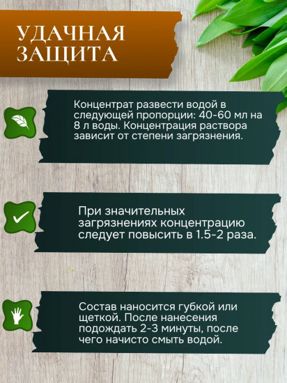 Средство моющее для теплиц «Удачная защита»