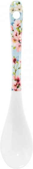 Сахарница с ложкой «Яблоневый цвет на голубом»