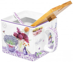 Банка для сыпучих продуктов с крышкой «Лаванда» - Фото 3