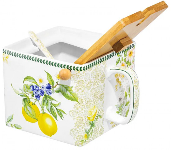 Банка для сыпучих продуктов с крышкой «Лимоны»