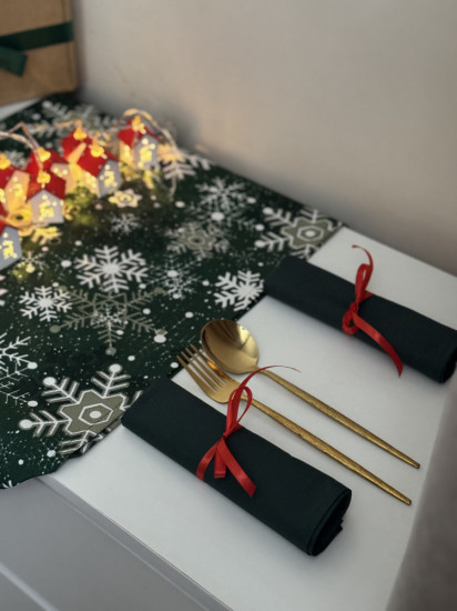 Новогодний набор для декора стола «Домик»