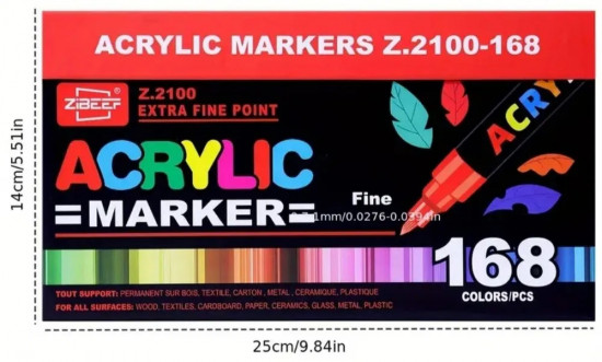 Набор акриловых маркеров