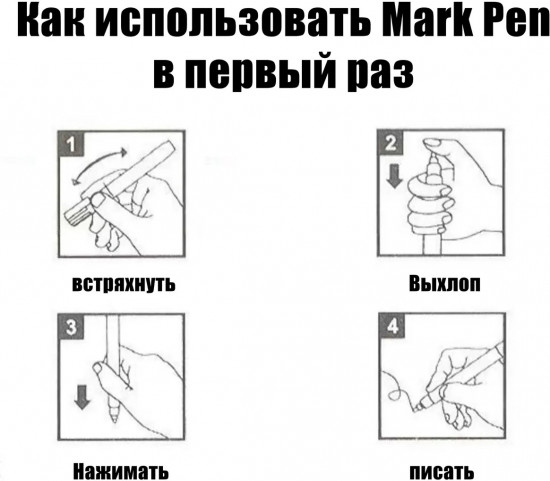 Набор акриловых маркеров