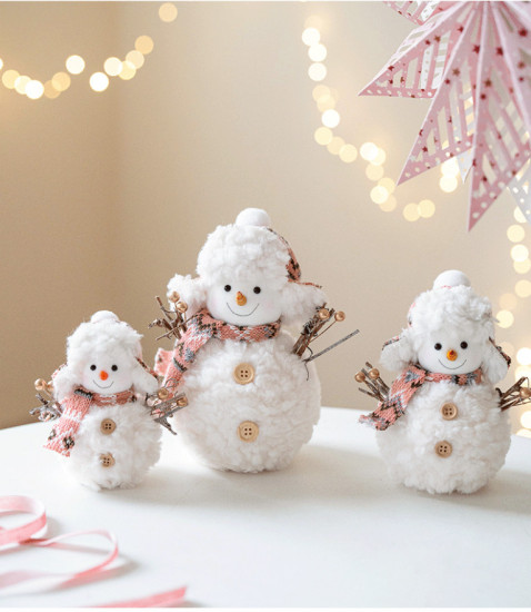 Новогодняя игрушка «Снеговик»