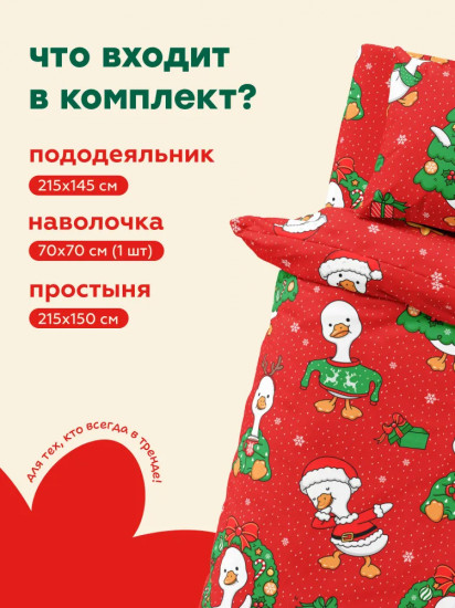 Комплект постельного белья «Goose New Year»