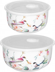 Набор салатников  с крышками «Певчие птички» - Фото 4