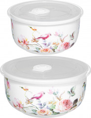 Набор салатников  с крышками «Певчие птички» - Фото 7
