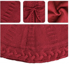 Коврик-юбка под новогоднюю елку - Фото 2