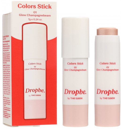 Румяна-стик для лица «Drop Be», оттенок 01 Glow Champagnebeam