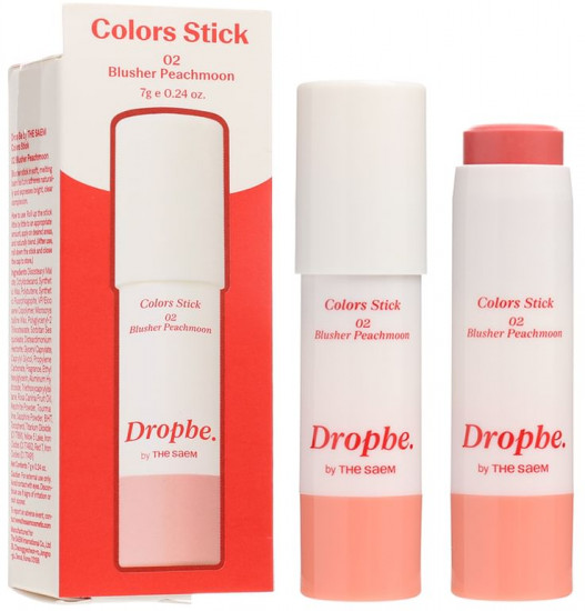 Румяна-стик для лица «Drop Be», оттенок 02 Blusher Peachmoon