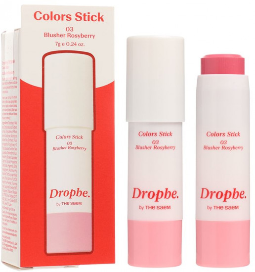 Румяна-стик для лица «Drop Be», оттенок 03 Blusher Rosyberry