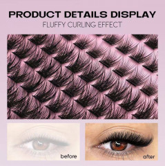 Комплект пучковых накладных ресниц «Groinneya» - Фото 2