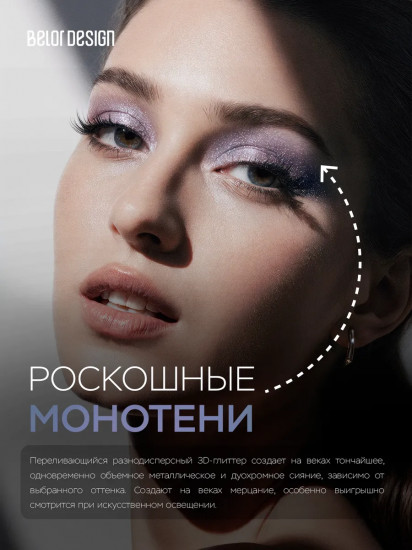 Тени-спарклы для век, оттенок 510 Lazur