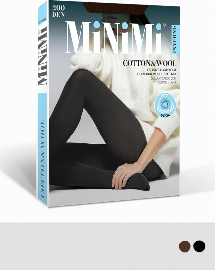 Колготки женские «Cotton&Wool 200»