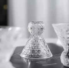 Набор дизайнерских рюмок с фактурным стеклом - Фото 1