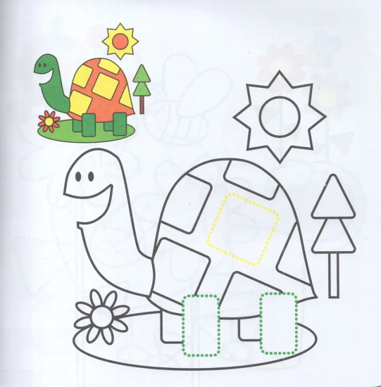 Аппликации для малышей с наклейками. Котёнок. 56 наклеек