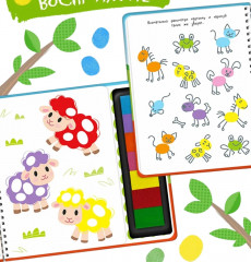 Развивающая пальчиковая раскраска «Ферма» - Фото 3