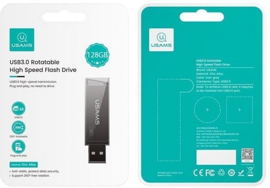 Флеш-накопитель USB 3.0 Usams ZB197 128GB