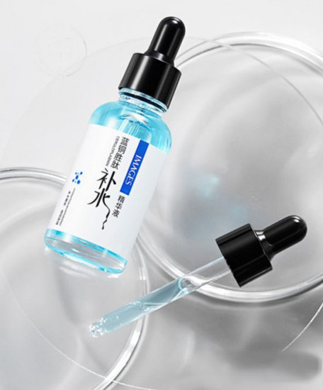 Увлажняющая антивозрастная сыворотка-эссенция для лица с трипептидами голубой меди