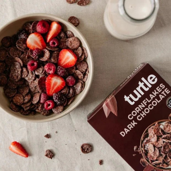 Органический готовый завтрак без глютена «Кукурузные хлопья с темным шоколадом»