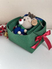 Новогодний набор для новорожденного «Олененок» - Фото 2