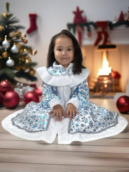 Карнавальный костюм для девочек «Снегурочка»