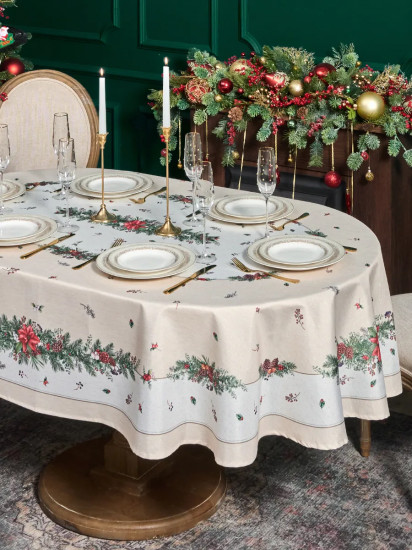 Скатерть овальная с люрексом «Celebration»