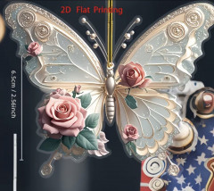 Подвесная игрушка елочная «Бабочка» - Фото 2