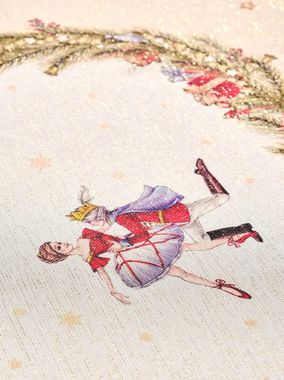 Скатерть прямоугольная с люрексом «Щелкунчик»