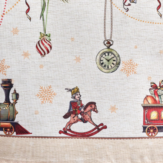 Скатерть овальная с люрексом «Щелкунчик»