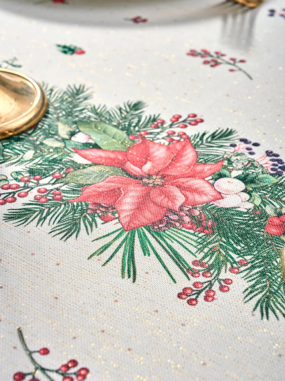 Скатерть круглая с люрексом «Celebration»