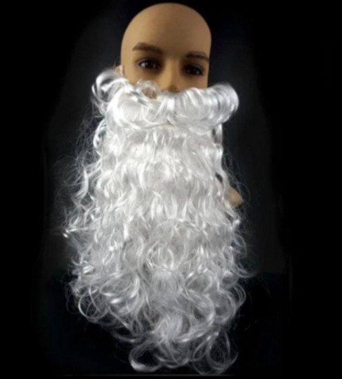 Парик и борода Деда Мороза