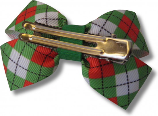 Набор бантиков для волос ручной работы на зажимах «Winter bows»