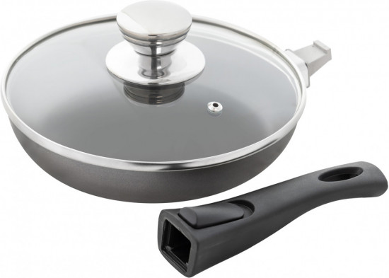 Сковорода со съемной ручкой и крышкой «Brilliant»
