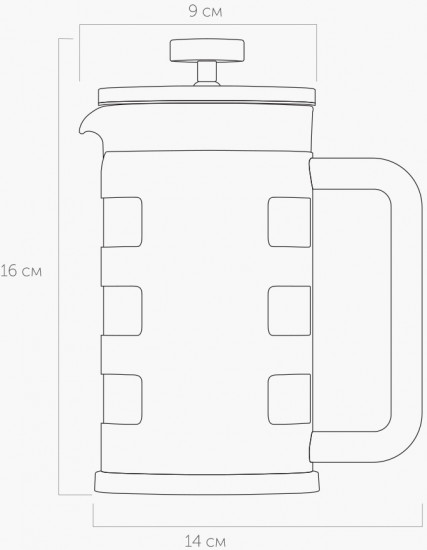 Френч-пресс «Krystof»