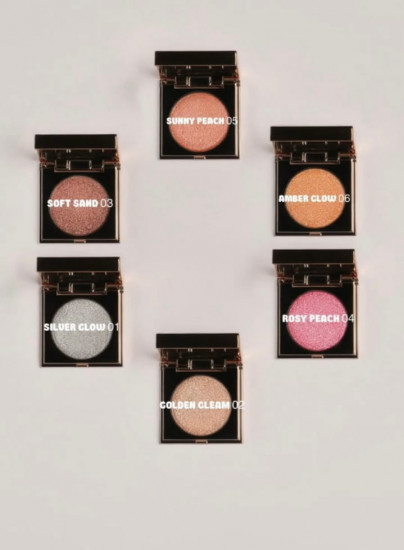 Тени для век, оттенок 01 Silver Glow