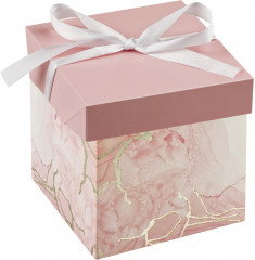 Коробка складная подарочная «Pink marble» - Фото 6
