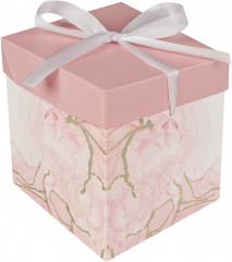 Коробка складная подарочная «Pink marble» - Фото 7