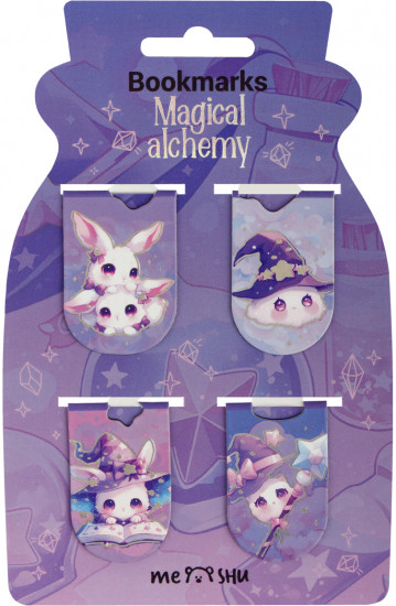 Набор закладок для книг магнитных «Megical alchemy»