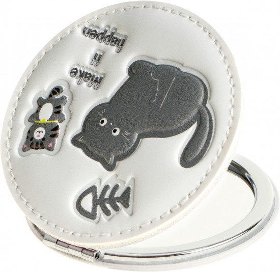 Зеркало карманное «Black cat»